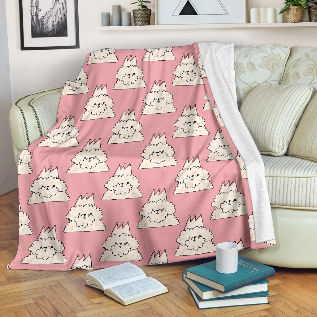 Bichon Frise Dog Print Pattern Blanket-grizzshop