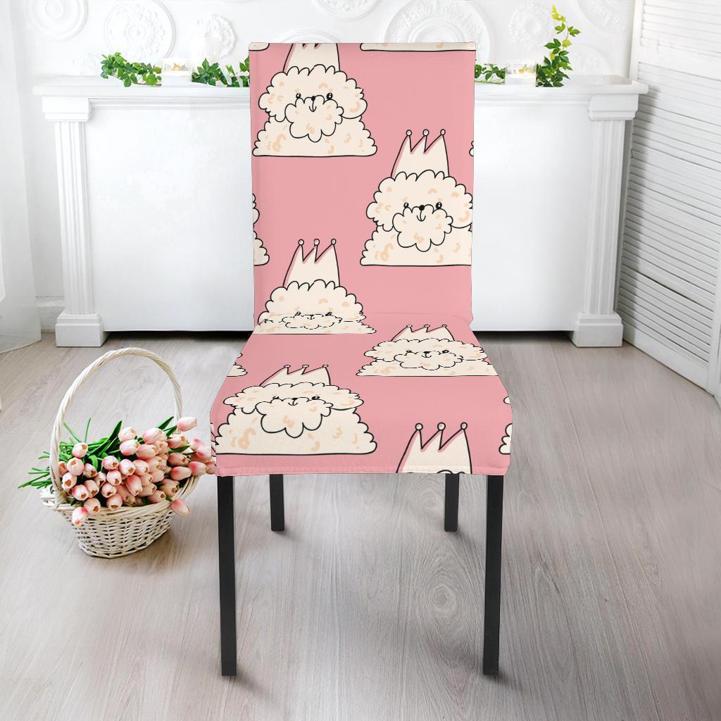 Bichon Frise Dog Print Pattern Chair Cover-grizzshop