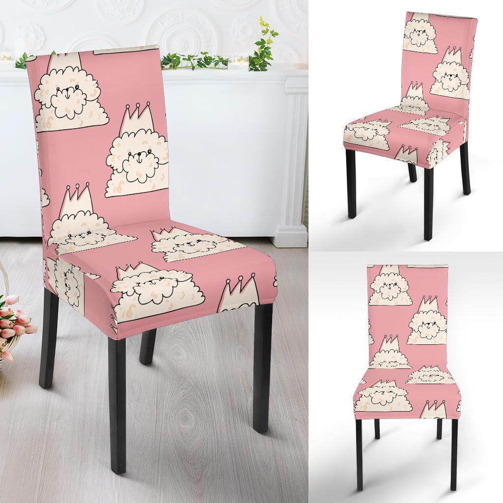 Bichon Frise Dog Print Pattern Chair Cover-grizzshop