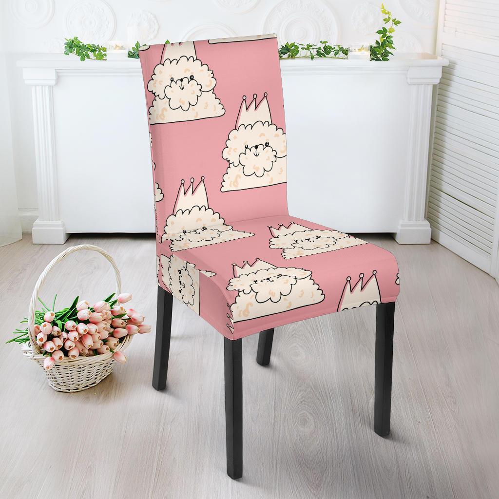 Bichon Frise Dog Print Pattern Chair Cover-grizzshop