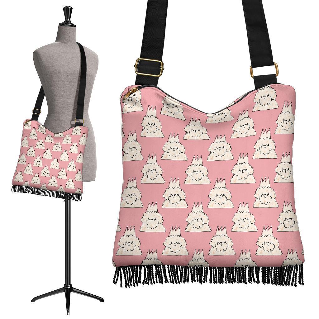 Bichon Frise Dog Print Pattern Crossbody bags-grizzshop