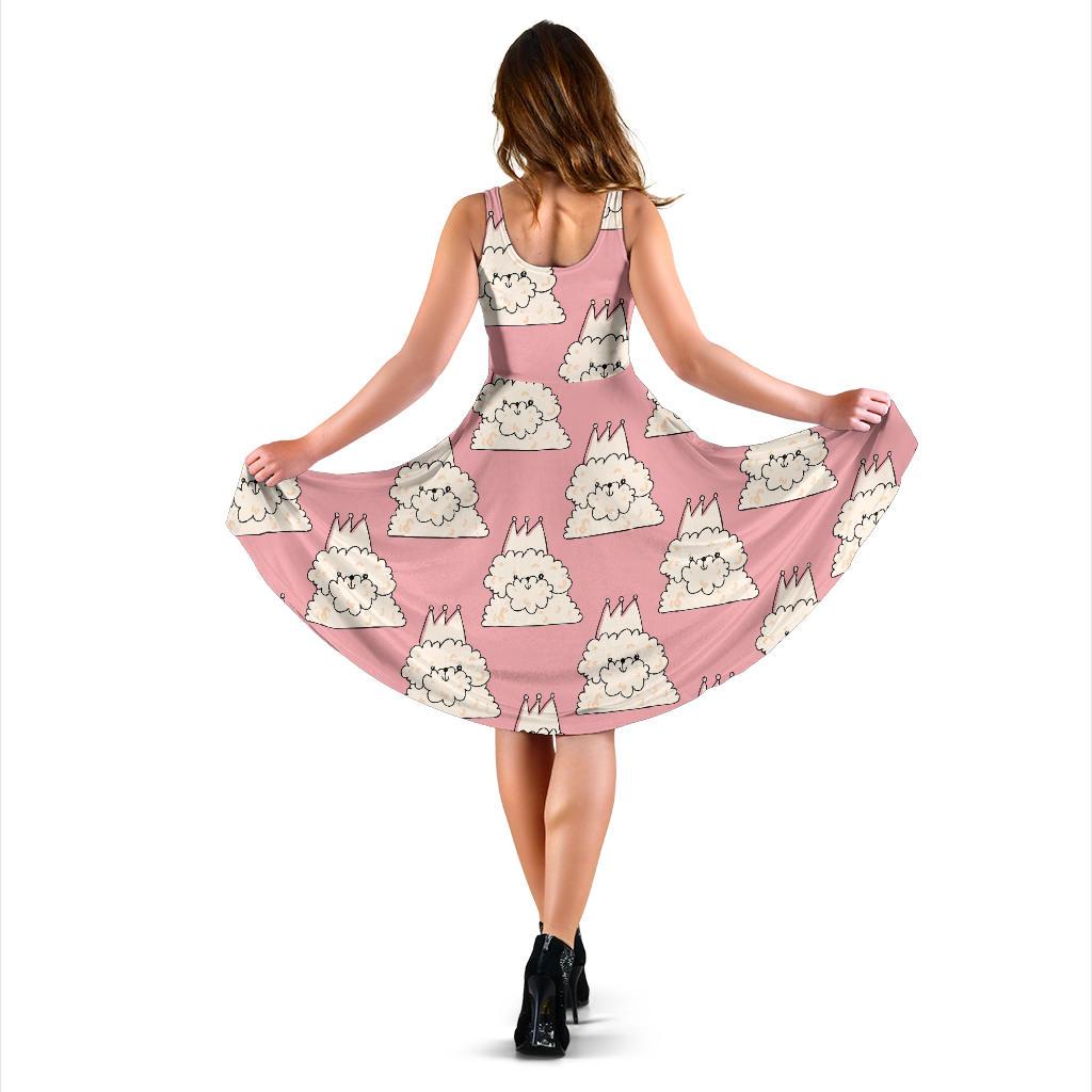 Bichon Frise Dog Print Pattern Dress-grizzshop