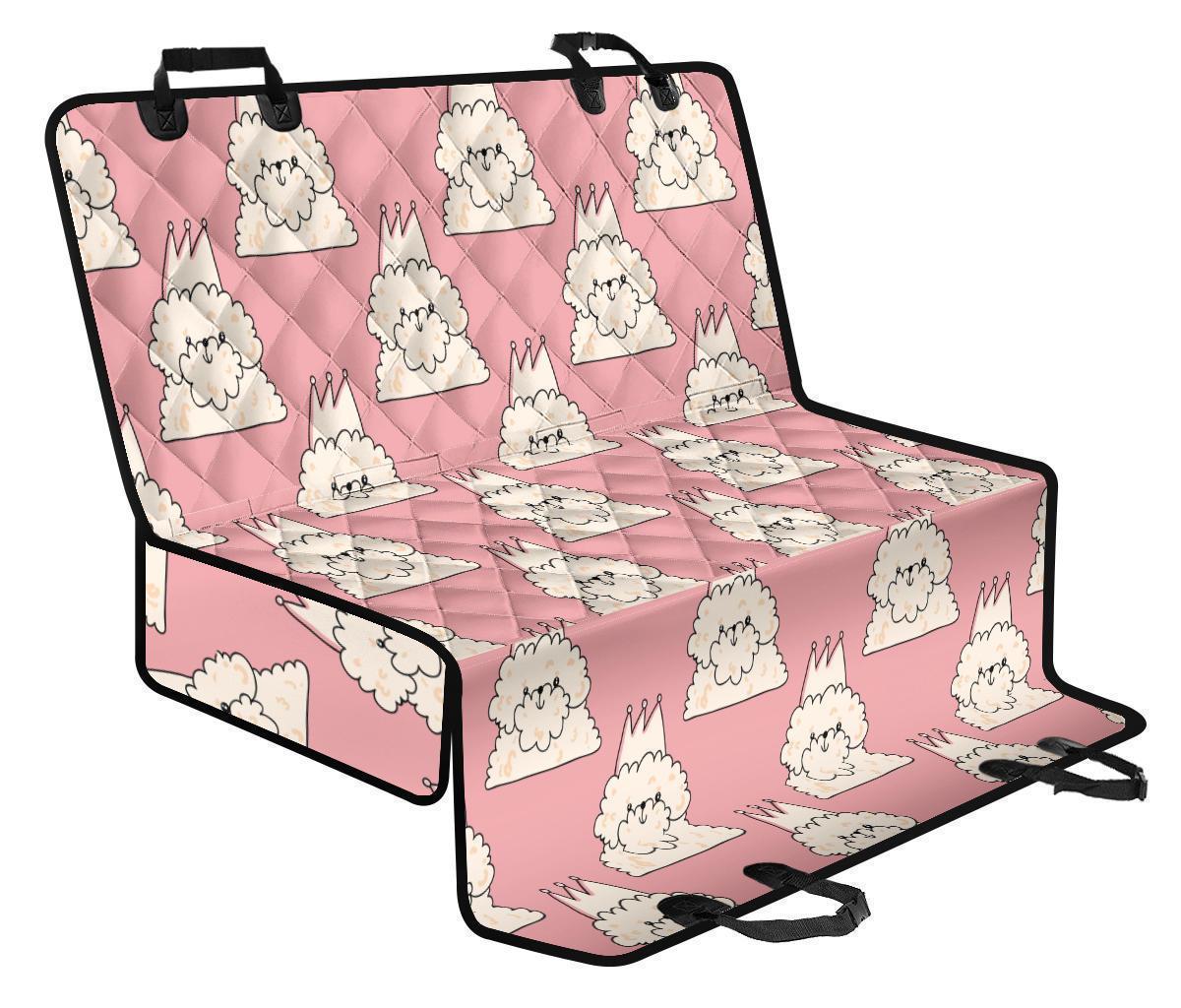 Bichon Frise Dog Print Pattern Pet Car Seat Cover-grizzshop