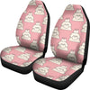 Bichon Frise Dog Print Pattern Universal Fit Car Seat Covers-grizzshop