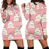 Bichon Frise Dog Print Pattern Women Hoodie Dress-grizzshop