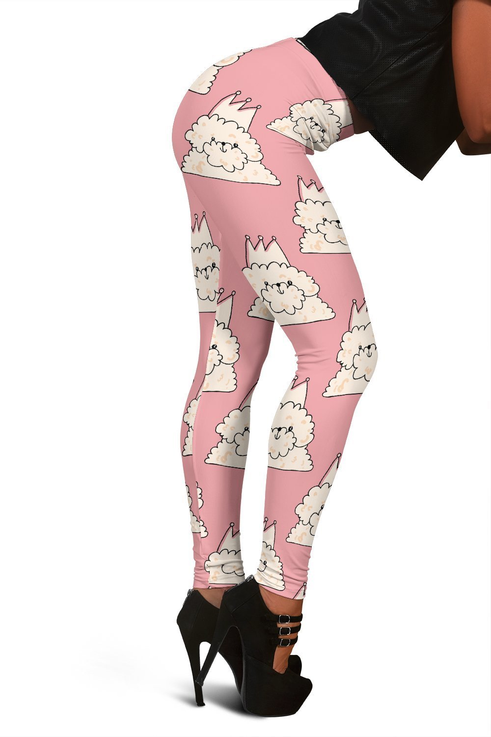 Bichon Frise Dog Print Pattern Women Leggings-grizzshop