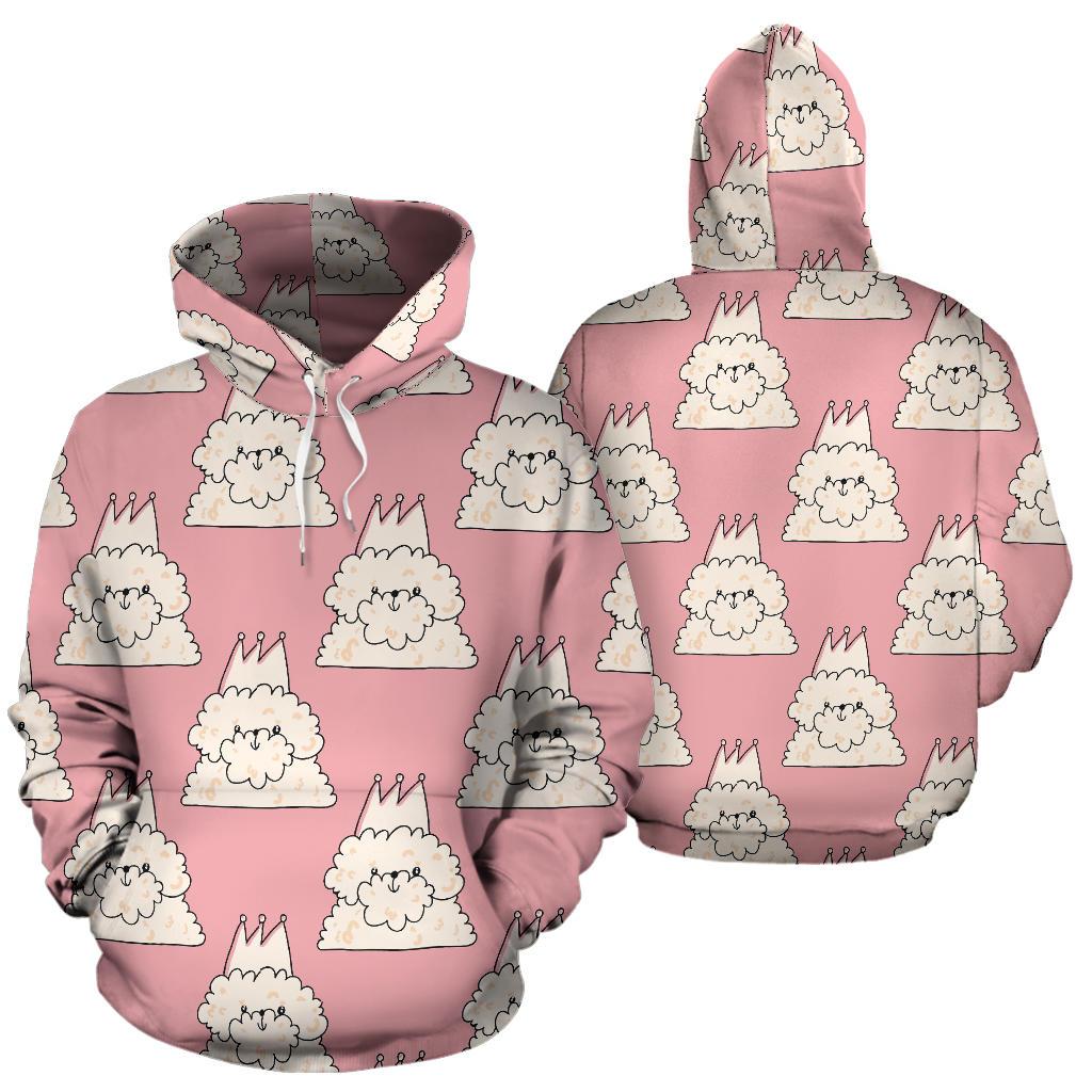 Bichon Frise Dog Print Pattern Women Men Pullover Hoodie-grizzshop