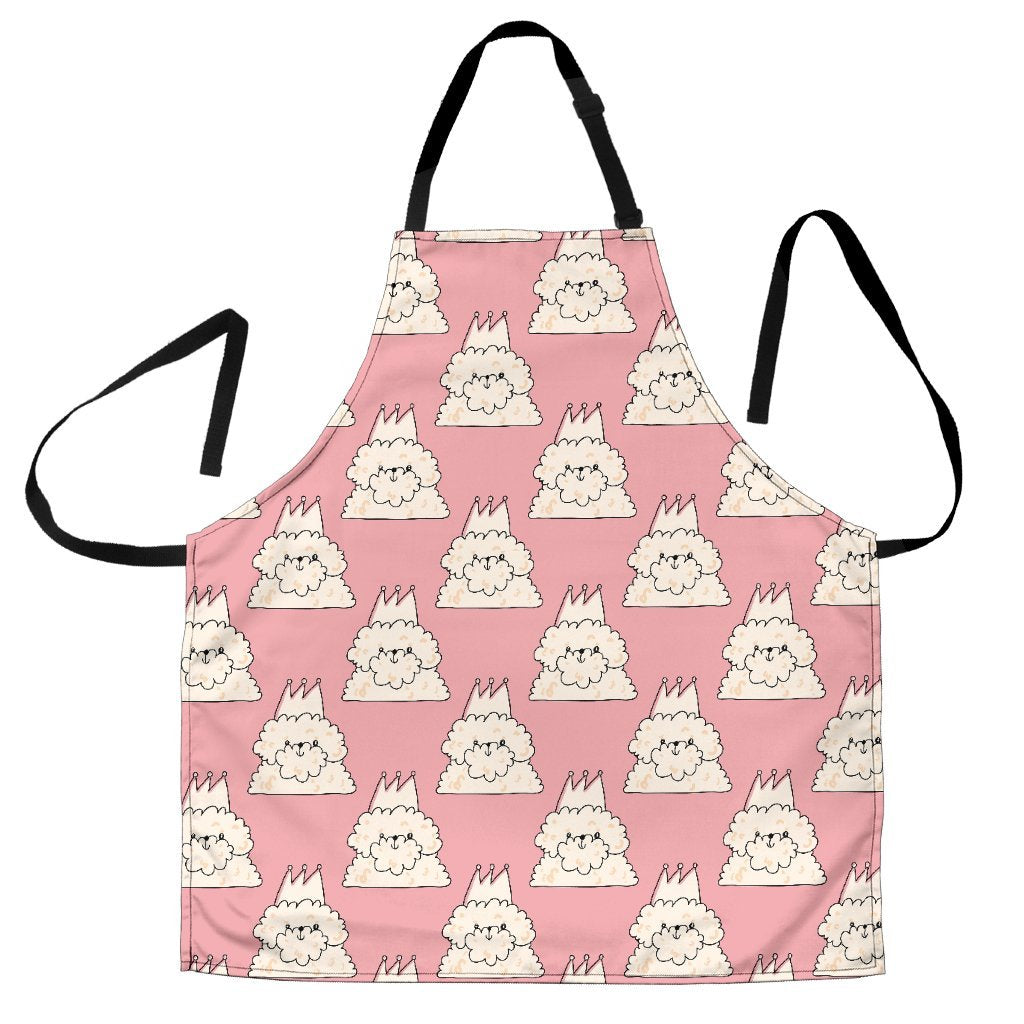 Bichon Frise Dog Print Pattern Women's Apron-grizzshop