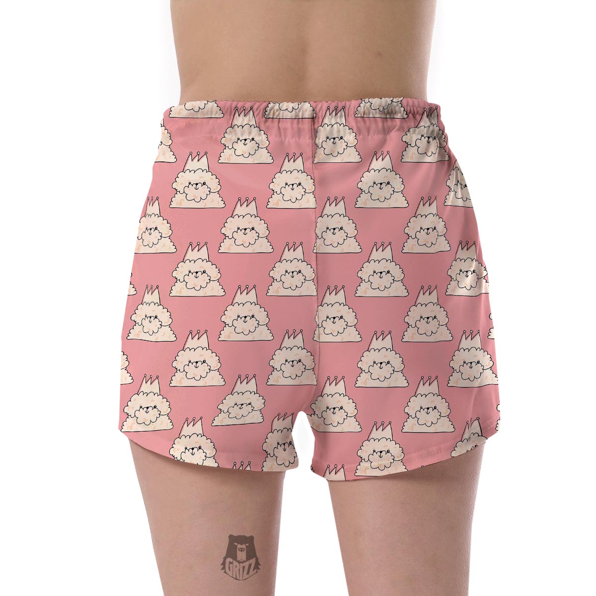 Bichon Frise Dog Print Pattern Women's Shorts-grizzshop