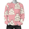 Bichon Frise Dog Print Pattern Women's Sweatshirt-grizzshop