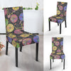 Bicycle Floral Pattern Print Chair Cover-grizzshop