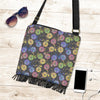 Bicycle Floral Pattern Print Crossbody bags-grizzshop