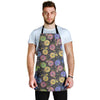 Bicycle Floral Pattern Print Men's Apron-grizzshop