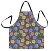 Bicycle Floral Pattern Print Men's Apron-grizzshop