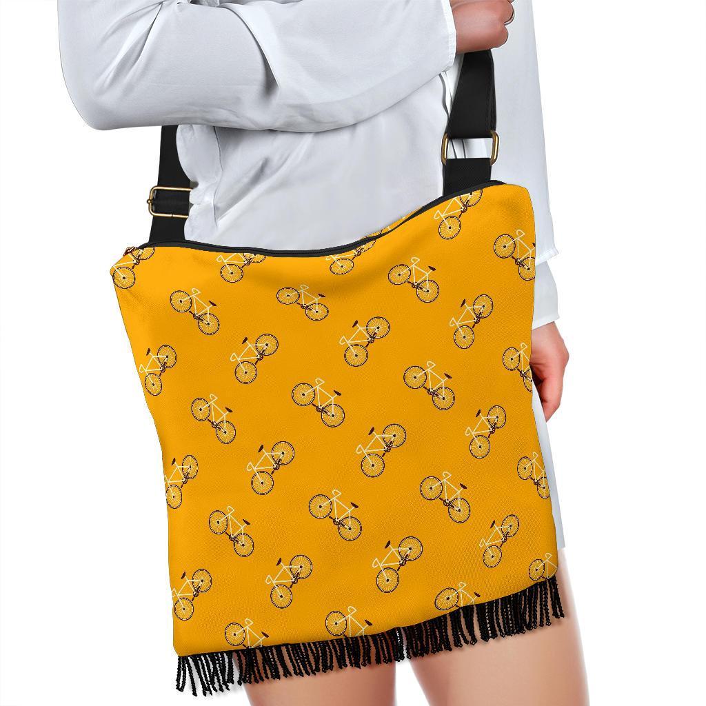 Bicycle Pattern Print Crossbody bags-grizzshop