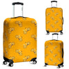 Bicycle Pattern Print Luggage Cover Protector-grizzshop