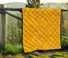 Bicycle Pattern Print Quilt-grizzshop