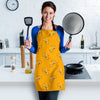 Bicycle Pattern Print Women's Apron-grizzshop