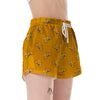 Bicycle Pattern Print Women's Shorts-grizzshop