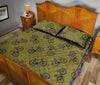 Bicycle Print Pattern Bed Set Quilt-grizzshop