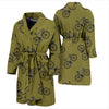 Bicycle Print Pattern Men Long Robe-grizzshop