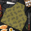 Bicycle Print Pattern Men's Apron-grizzshop