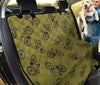 Bicycle Print Pattern Pet Car Seat Cover-grizzshop
