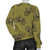 Bicycle Print Pattern Women's Sweatshirt-grizzshop