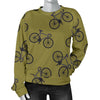 Bicycle Print Pattern Women's Sweatshirt-grizzshop