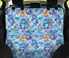 Bigfoot Blue Pattern Print Pet Car Seat Cover-grizzshop