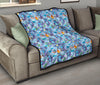 Bigfoot Blue Pattern Print Quilt-grizzshop