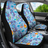 Bigfoot Blue Pattern Print Universal Fit Car Seat Covers-grizzshop