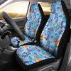 Bigfoot Blue Pattern Print Universal Fit Car Seat Covers-grizzshop