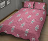 Bigfoot Pattern Print Bed Set Quilt-grizzshop