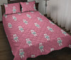 Bigfoot Pattern Print Bed Set Quilt-grizzshop