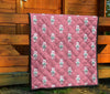 Bigfoot Pattern Print Quilt-grizzshop