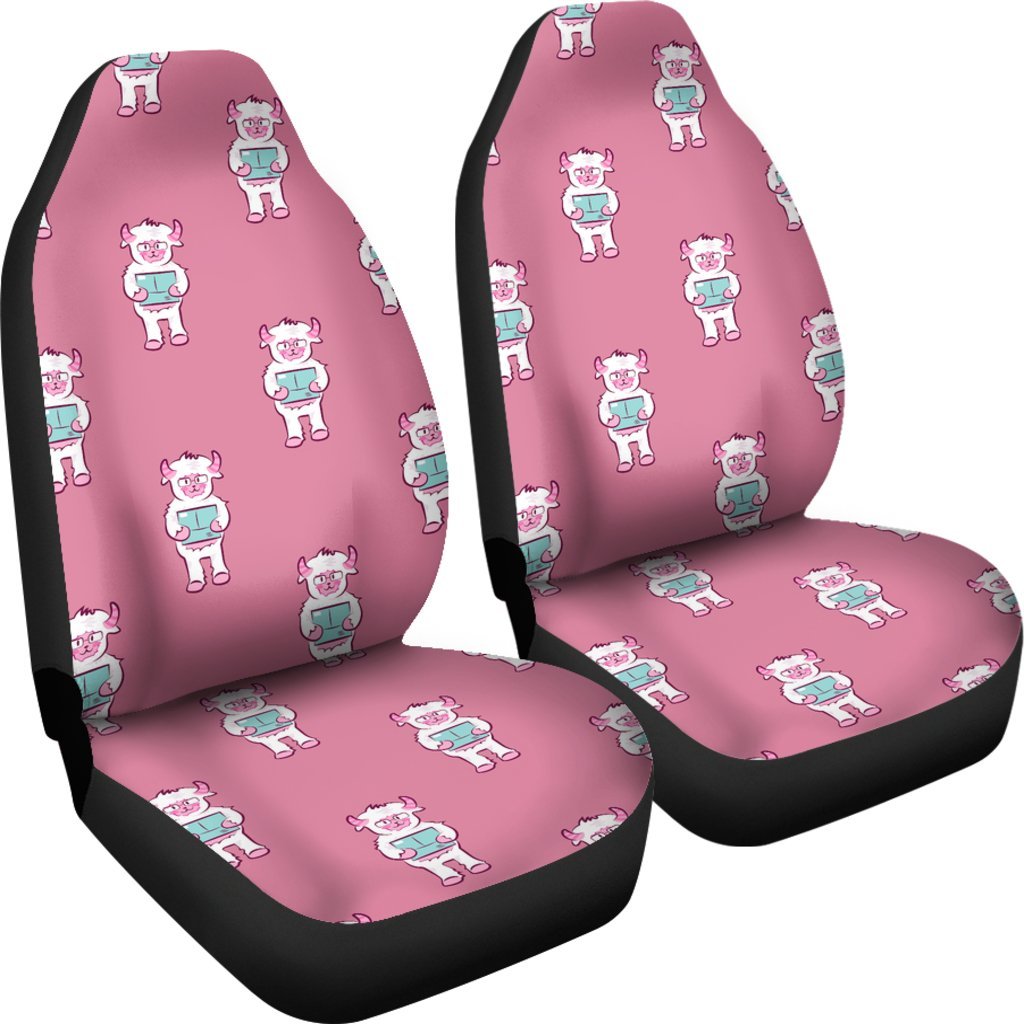 Bigfoot Pattern Print Universal Fit Car Seat Covers-grizzshop