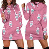 Bigfoot Pattern Print Women Hoodie Dress-grizzshop