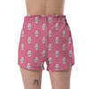 Bigfoot Pattern Print Women's Shorts-grizzshop