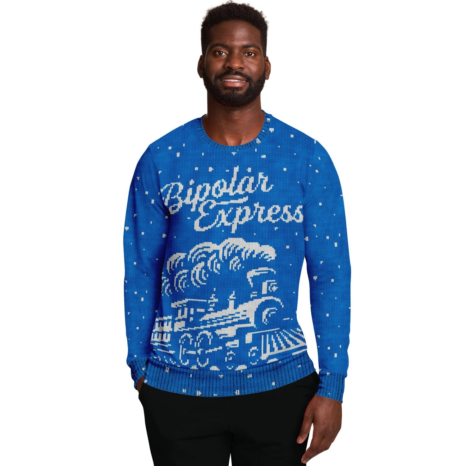 Bipolar Express Ugly Christmas Sweater-grizzshop