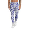 Bird Chinoiserie Print Pattern Men's Leggings-grizzshop