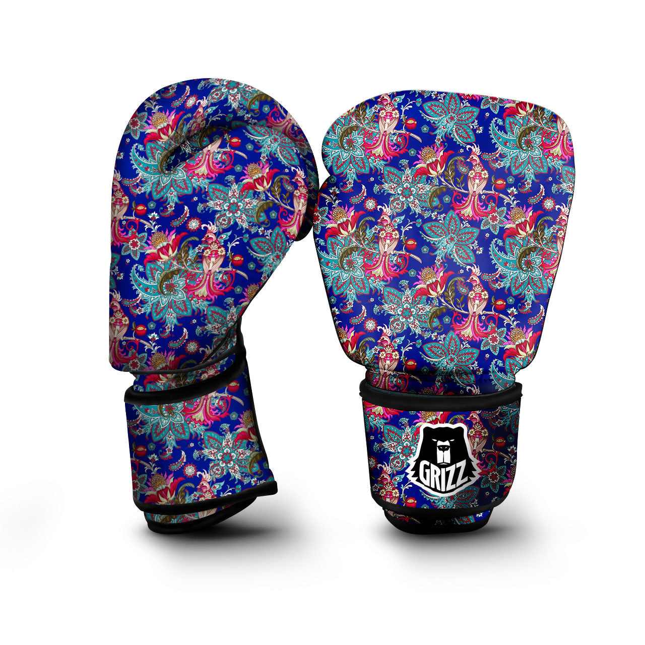 Bird Of Paradise Ethnic Print Pattern Boxing Gloves-grizzshop