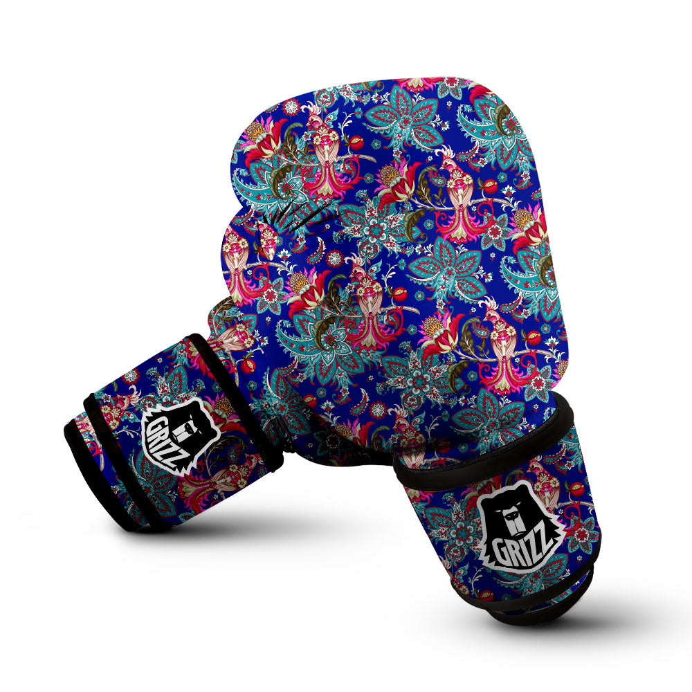 Bird Of Paradise Ethnic Print Pattern Boxing Gloves-grizzshop