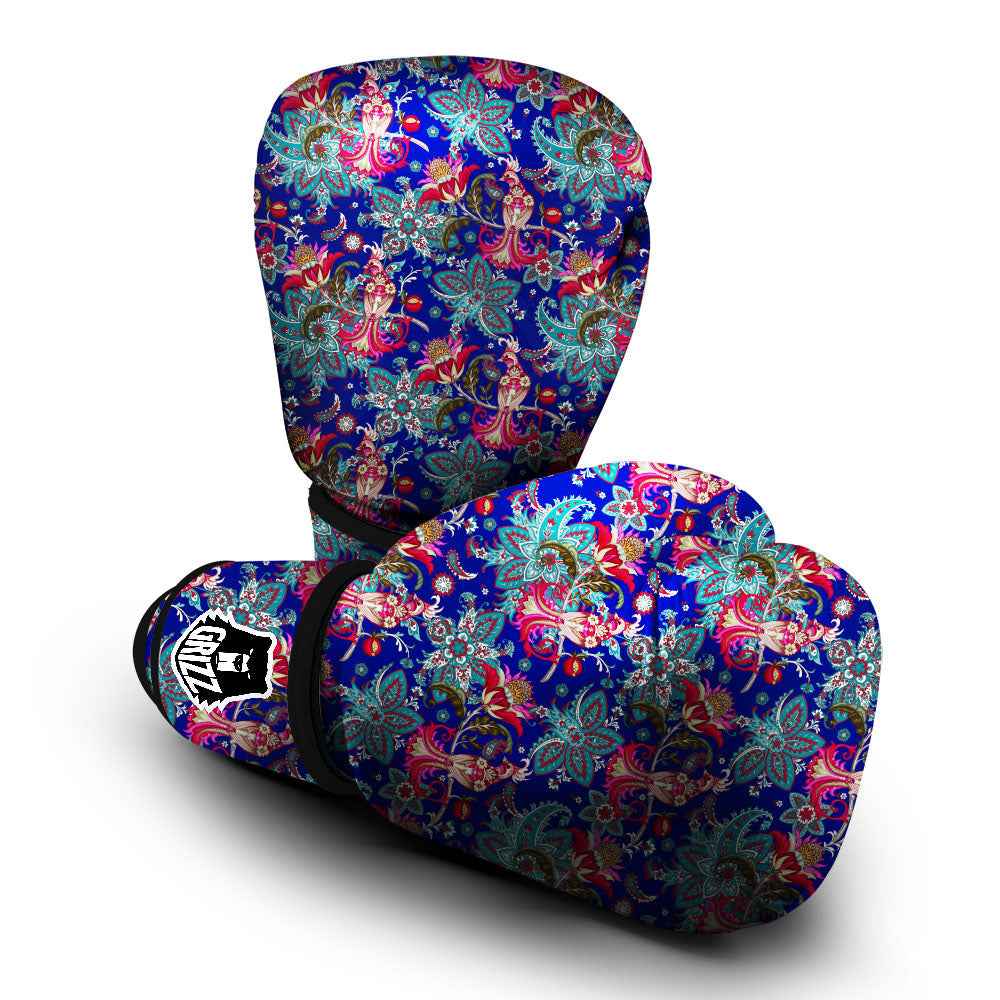 Bird Of Paradise Ethnic Print Pattern Boxing Gloves-grizzshop