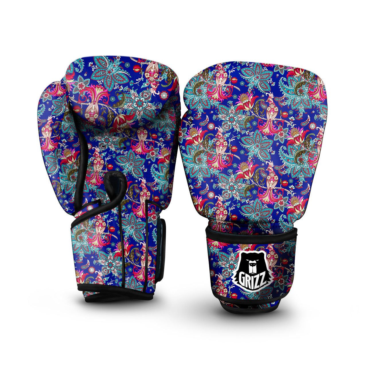 Bird Of Paradise Ethnic Print Pattern Boxing Gloves-grizzshop