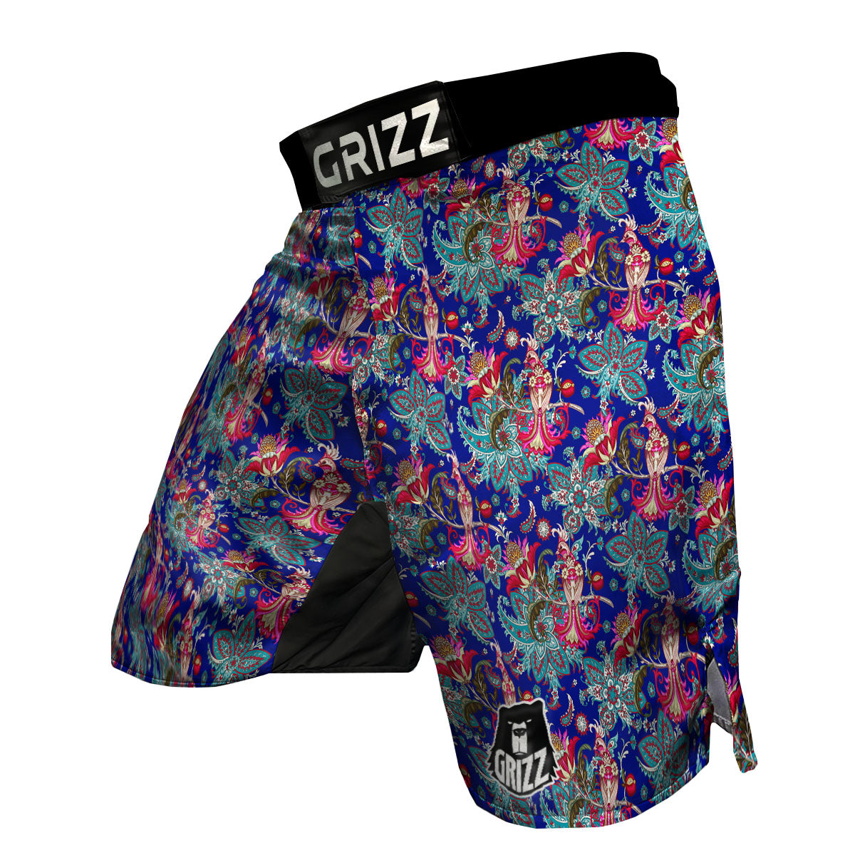 Bird Of Paradise Ethnic Print Pattern MMA Shorts-grizzshop