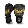 Bird Spiritual Golden Print Boxing Gloves-grizzshop