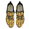 Bird Tropical Of Paradise Print Pattern Black Athletic Shoes-grizzshop