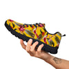 Bird Tropical Of Paradise Print Pattern Black Sneaker-grizzshop