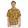 Bird Tropical Of Paradise Print Pattern Men's Short Sleeve Shirts-grizzshop